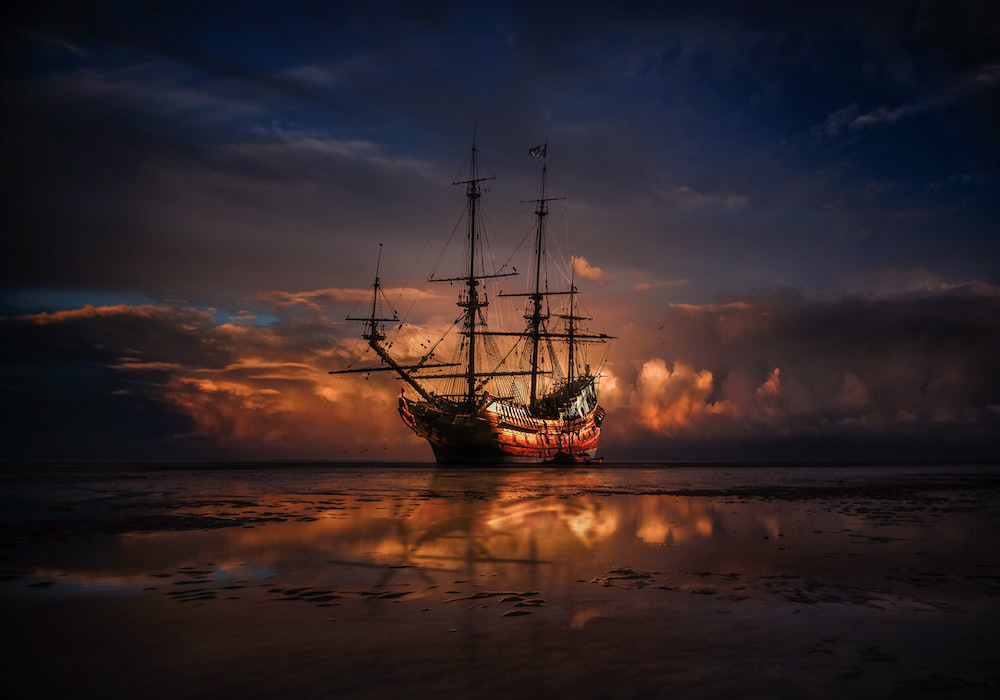 A pirate ship